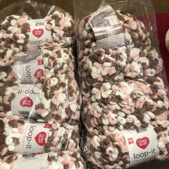 Red Heart Loop-it Yarn - Picture 5 of 5